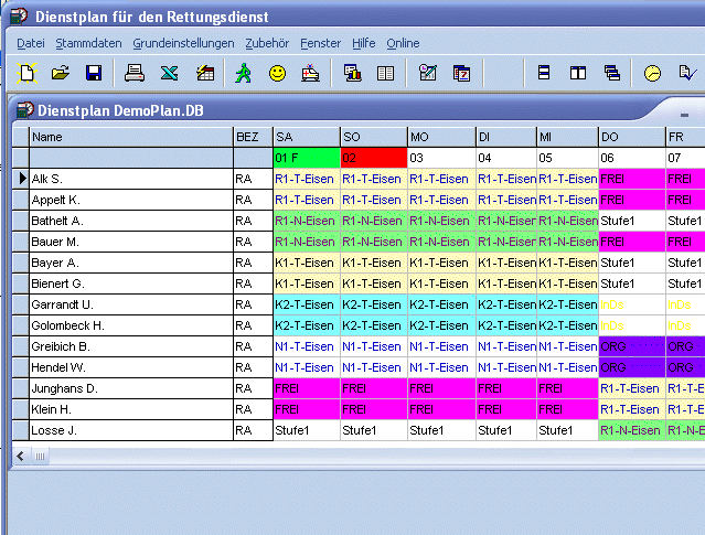 Dienstplan
